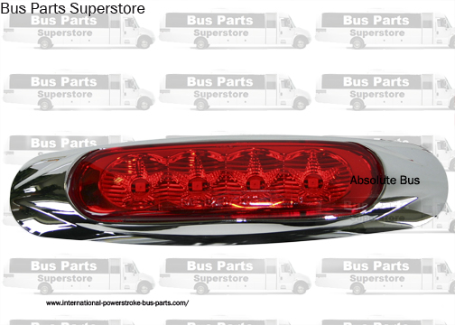 Bus LED Red Clearance / Marker Lamp 4 Diode
